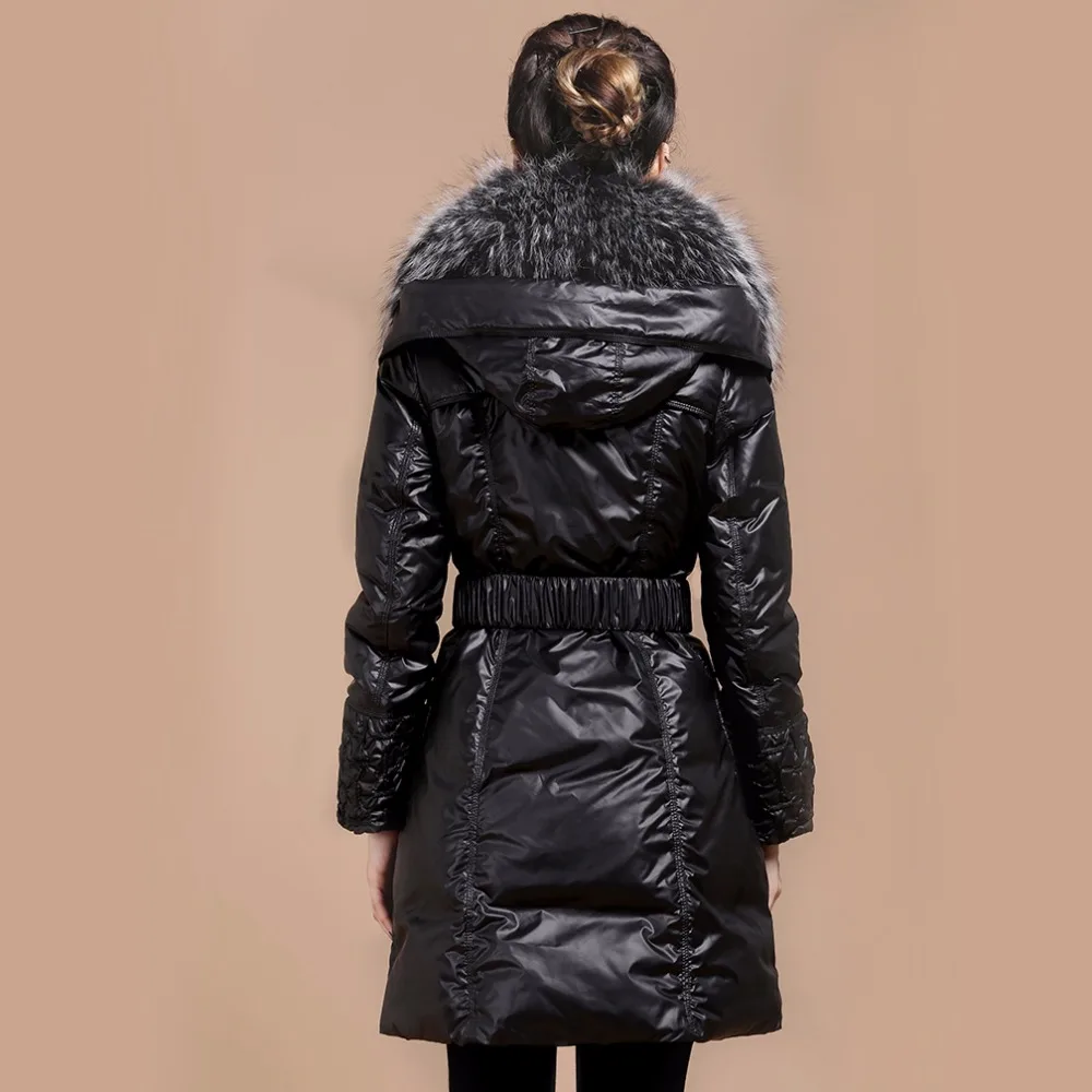AYUNSUE 2020 Winter Duck Down Jacket Women Long Coat Female Parka Warm Clothes Real Fur Collar High Quality chaqueta mujer 003