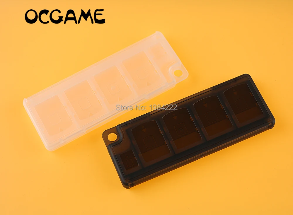 60PCS/LOT 10 in1 Black And White Game Memory Card Holder Storage Case Box For NS Switch OCGAME