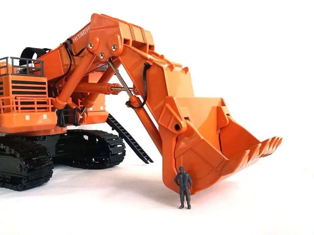 Amazing Diecast Toy Model Gift 1:87 Scale Hitachi EX8000 Hydraulic Excavator Engineering Machinery Toy for Collection,Decoration