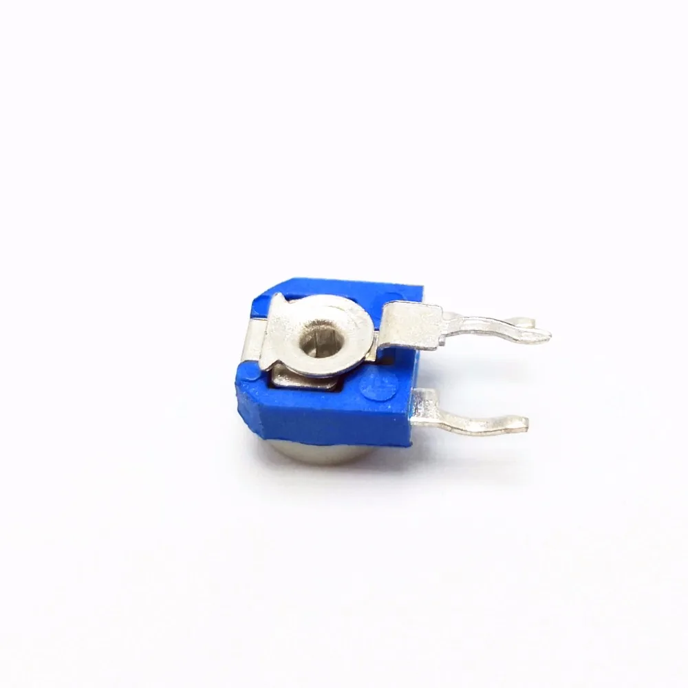 50PCS RM063 blue and white adjusted resistance potentiometer 100 200 500 ohm 1K 2K 5K 10K 20K 50K 100K 200K 500K 1M ohm