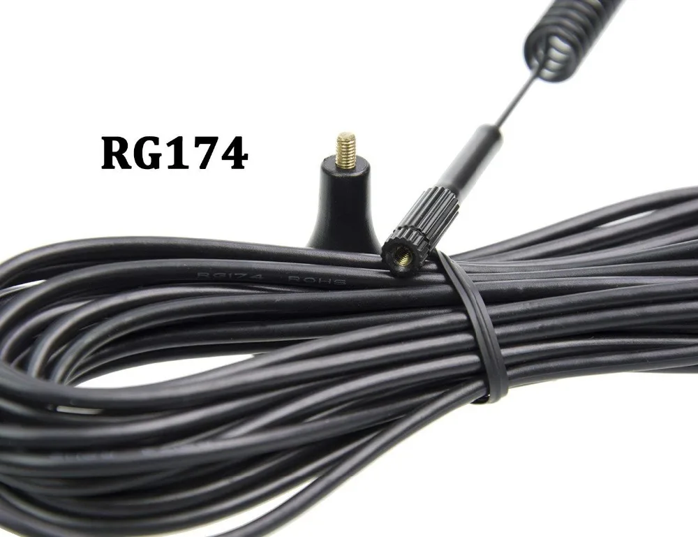 Antena conector TS9 7DBi de alta ganancia, 4G, LTE, CPRS, GSM, 3G, 2,4G, WCDMA, omnidireccional, con Base de soporte magnético, 5m, RG174