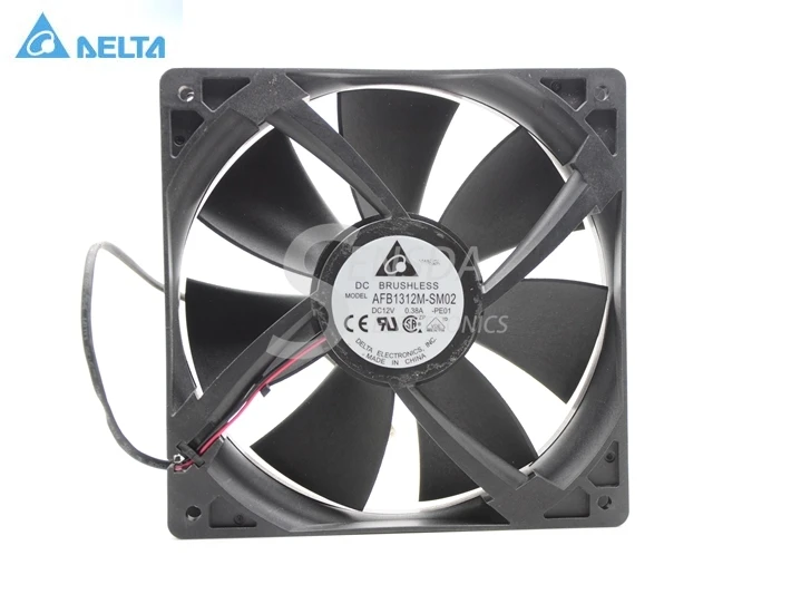 

135mm Fans Original Delta 13525 AFB1312M 13.5cm DC 12V 0.38A 2Wie Case Inverter Power Supply Server Cooling