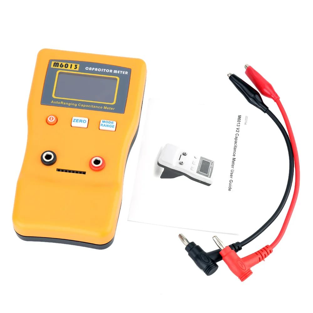 

LCD High Precision Capacitor Meter M6013 Professional Measuring Capacitance High Resolution Resistance Capacitor Tester