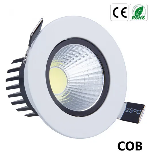 

Led Ceiling Light 7W Dimmable COB lamp LED Down Light Recessed LED Lamp Warm White Cool White 85-265V/AC