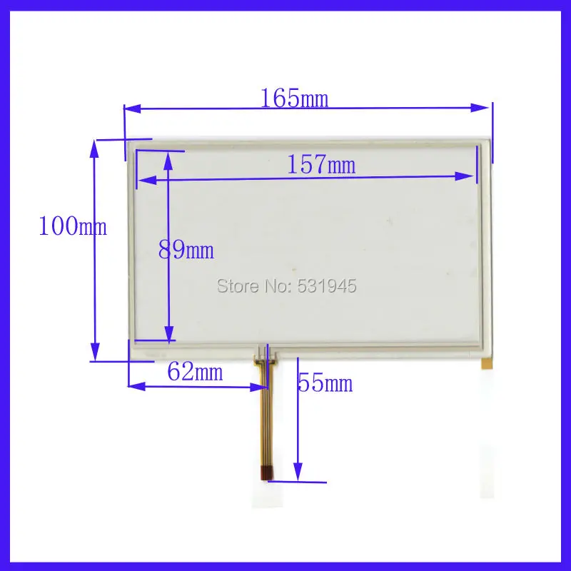 ZhiYuSun 7-inch 165mm*100mm Touchscreen for Car Navigation DVD,HSD070IDW1 D00 E11, 7 inches Digitizer Panel Universal