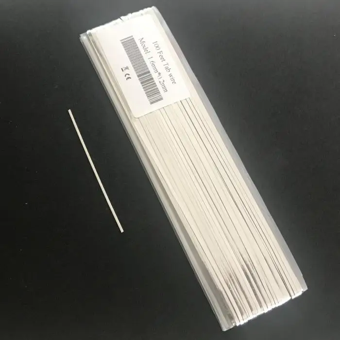 ALLMEJORES абсорбирующий провод для солнечной батареи, 100 футов, 1,6 мм x 0,2 мм, PV ленточный Интерконнектор, шина, медный провод для панели солнечных батарей diy