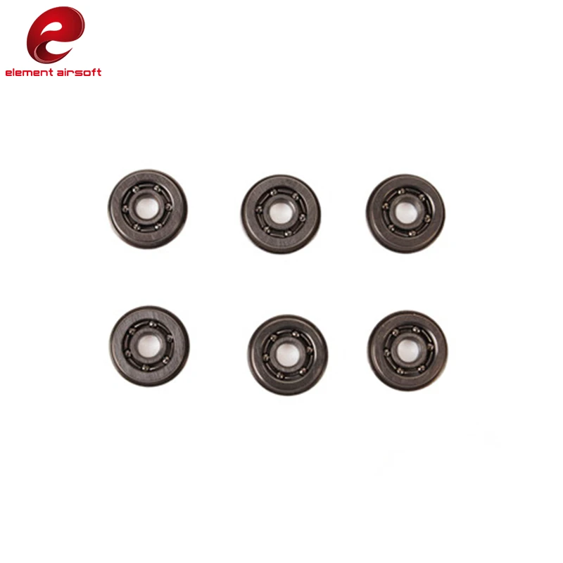 Element 6PCS/SET 7MM 8MM 9MM Stainless Steel High Precision Ball Bearing for Airsoft AEG Gearbox Hunting Accessories