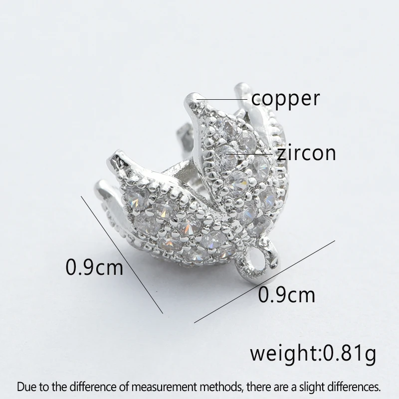 9*9mm Tassel Cap Pendant Charms Accessories for Jewelry Making Diy Handmade Woman Earrings Necklace Gift