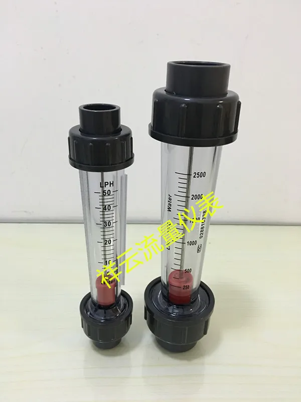 [high quality] LZS-25 plastic flowmeter 160-1600L/H 250-2500L/H liquid water pipe type