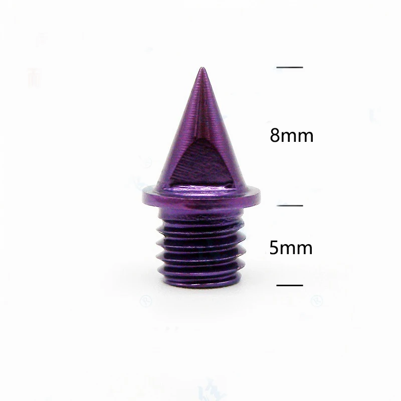 50Pcs Spikes Studs Cone Footful Replacement Shoes Spikes for Sports Running Track Shoes Trainers Screwback Gripper 8MM