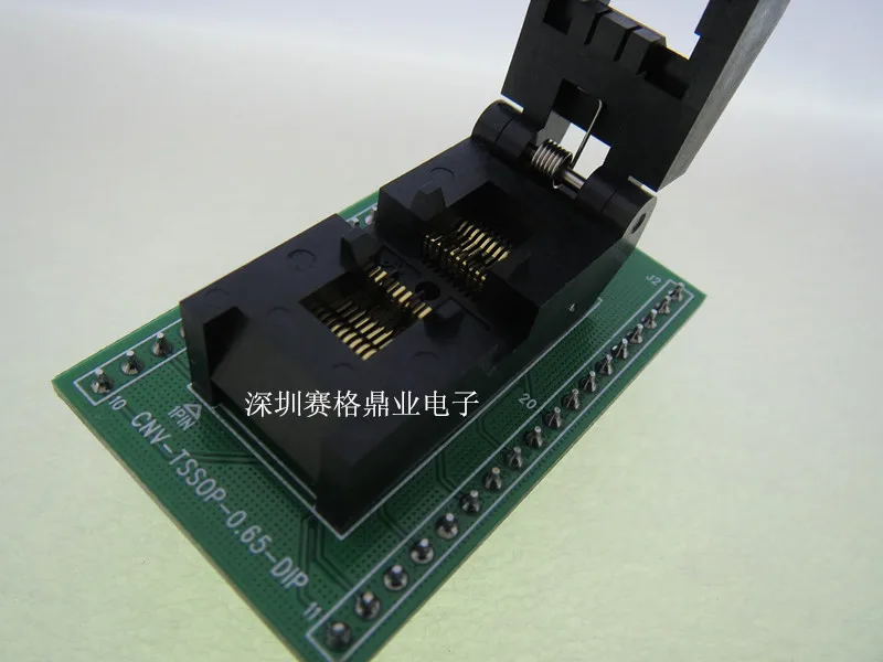 IC51-0202-779 SSOP20-DIP20 Burn-in Socket gold plating IC testing seat Test Socket test bench