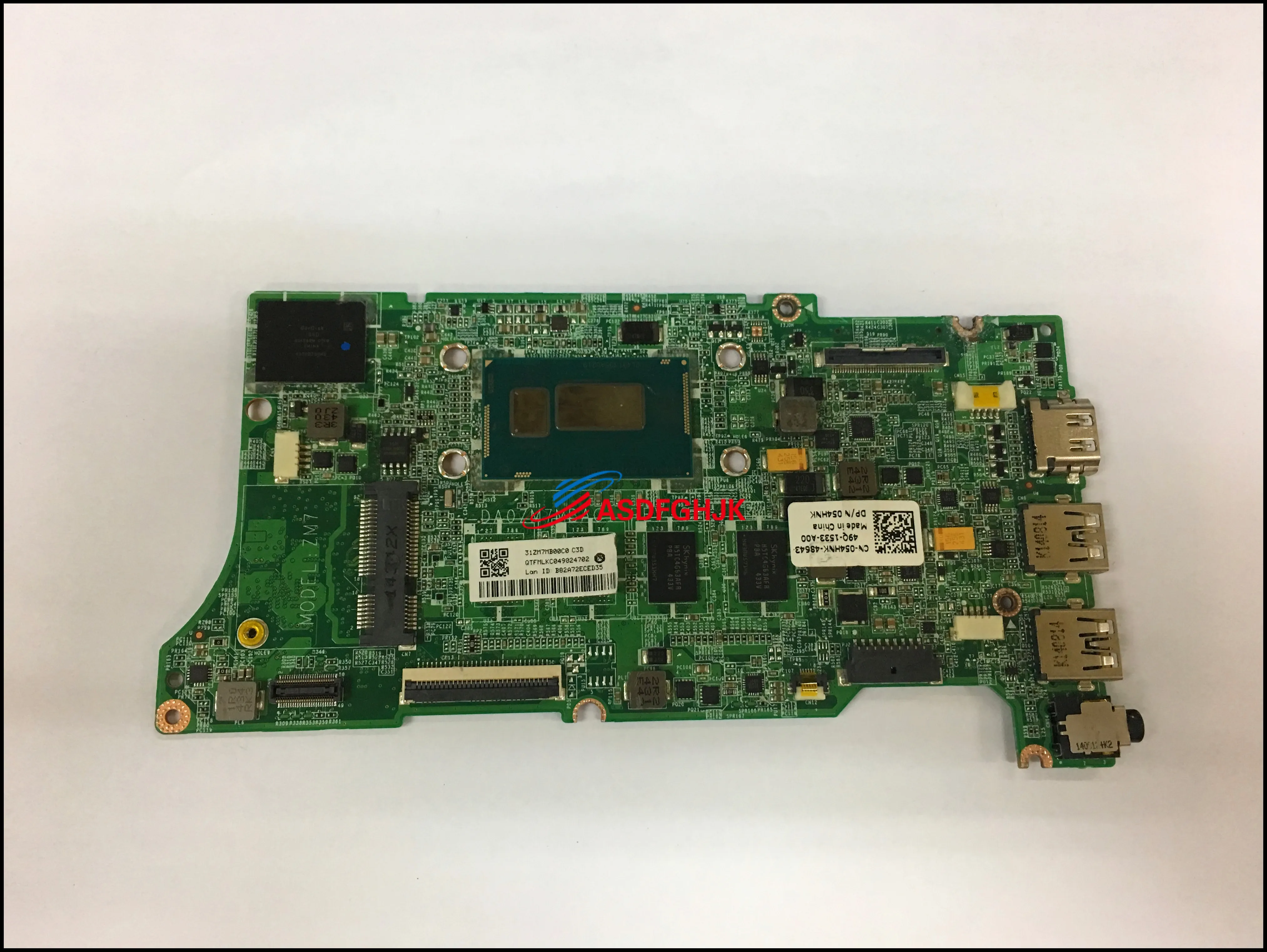 

Original DA0ZM7MBAC1 FOR DELL Chromebook11 LAPTOP MOTHERBOARD WITH 2955U AND 4GB RAM Test OK