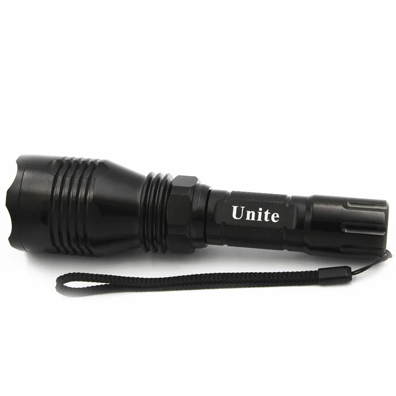 Tactical LED Flashlight Torch 5-Modes Light Hunting Flashlamp  XRE-Q5 600LM 802 Hand White Light