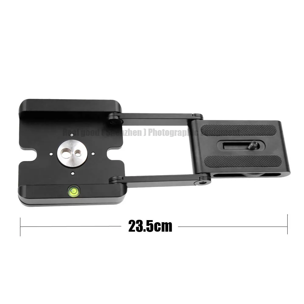 Tripé dobrável de alumínio com placa de liberação rápida, solução para câmera de estúdio fotográfico