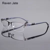 Reven bate 8850-Marco de gafas ópticas para hombres y mujeres, marco de gafas de aleación frontal, Flexible, plástico, TR-90, patillas, patillas ópticas