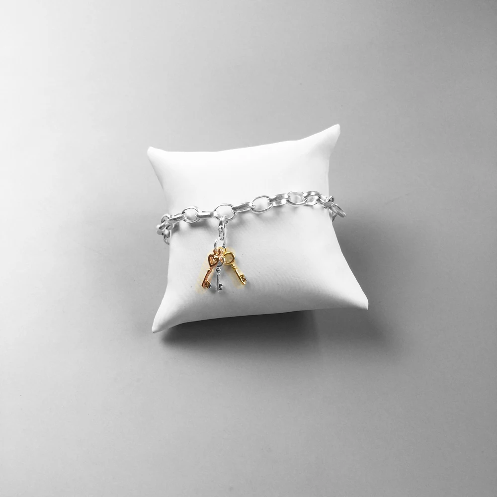 Heart Key Love Ring House Charms Pendant,Fashion Jewelry 925 Sterling Silver Romantic Gift For Women Girls Fit Bracelet Necklace