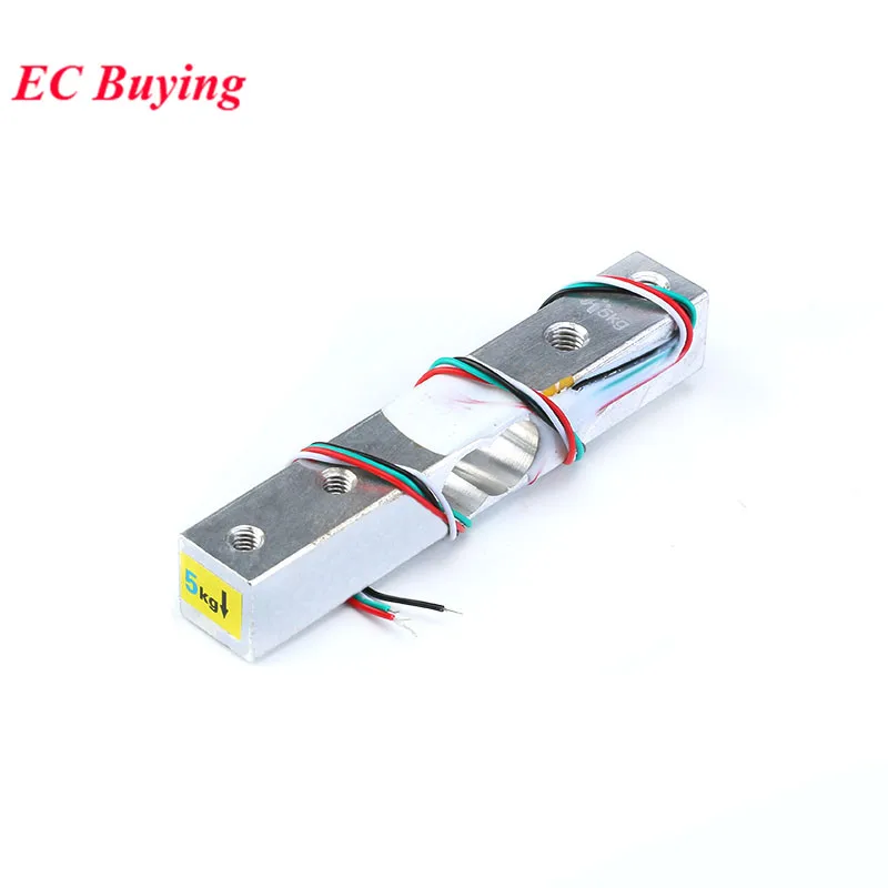 Load Cell 1KG 5KG 10KG 20KG HX711 AD Module Weight Sensor Electronic Scale Aluminum Alloy Weighing Pressure Sensor For Arduino