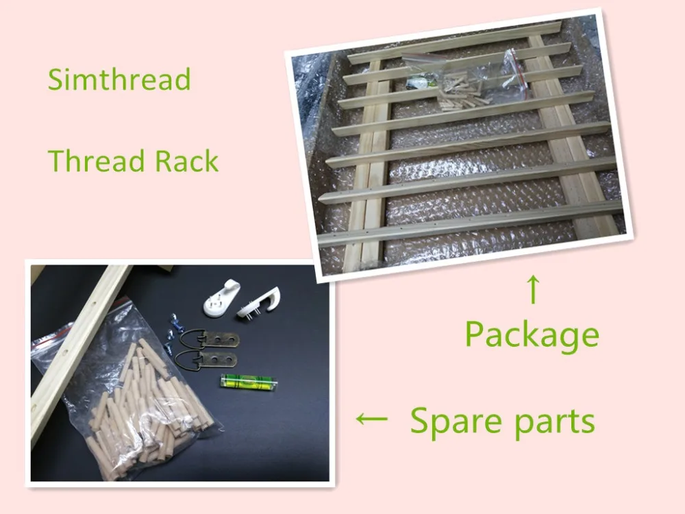 New Wooden Thread Rack / Thread Stand for Computer Machine Embroidery Thread 9 Pins* 7 Layers