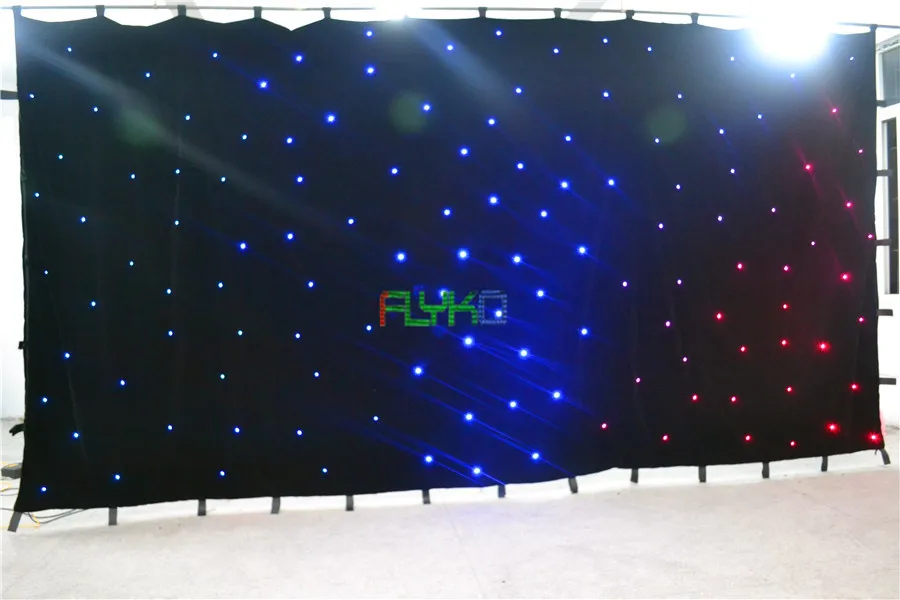 

free shipping chrismas usage 3x6m led star cloth on aliexpress