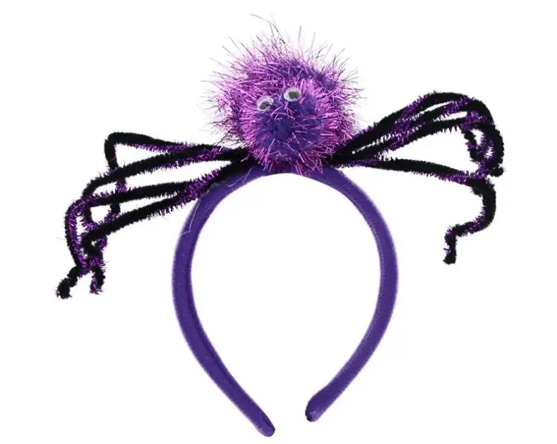 Halloween 3D Spider Hair Band Headband Girl Adults Dress Up Props Party Hair Accessories Decoration Favors costume cosplay Props