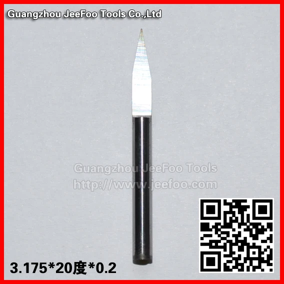 

3.175*20degree*0.2 one flute engraving tools/CNC engraving tools /sharp engraving tools