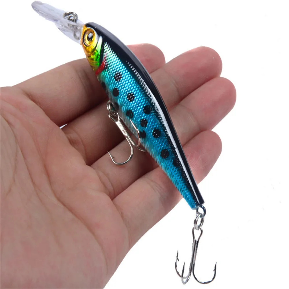 1PCS  9.2g 10cm Minnow Fishing Lure Wobbler Artificial Fly Fishing Hard Bait Plastic Fish peche Carp Fishing Accessories