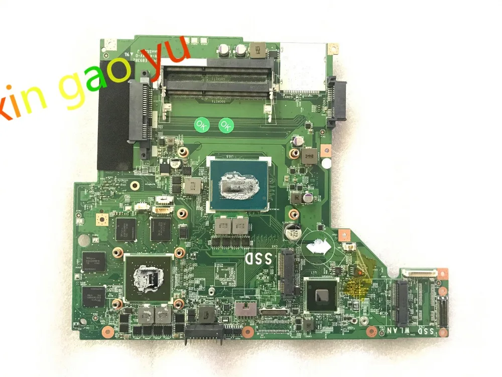 FOR MSI GE70 MS-1759  Laptop Motherboard  i7-4710HQ 2.5GHZ GTX860M  MS-17591 DDR3