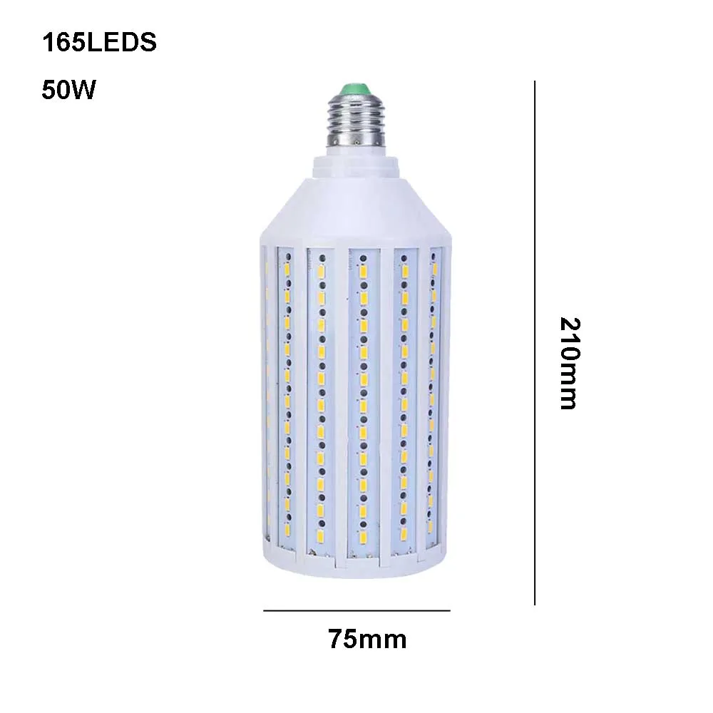 Imagem -03 - Led Milho Luz Super Brilhante Lâmpada Led E27 E40 40w 50 60 80 110v 220v Lâmpadas de Milho Iluminação Pingente Lustre Holofotes