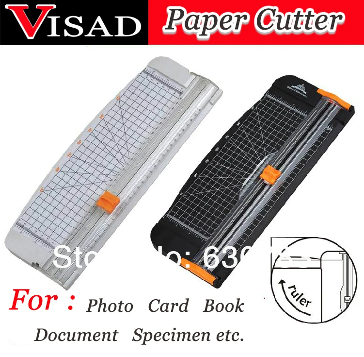 

VISAD Scissors Portable Paper Trimmer Paper cutting machine Manual paper cutter for A4 Photo with side ruler