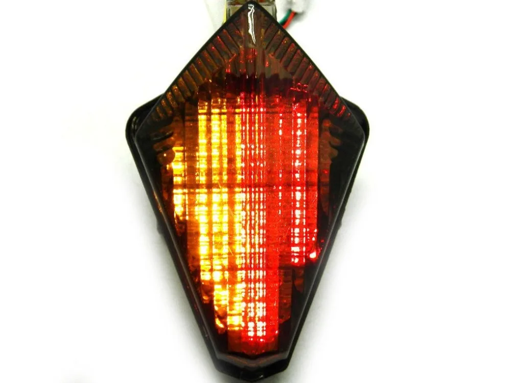 Smoke Motorcycle LED Brake Tail Light Turn Signal case For YAMAHA YZF-R1 YZF 1000 R1 2007 2008