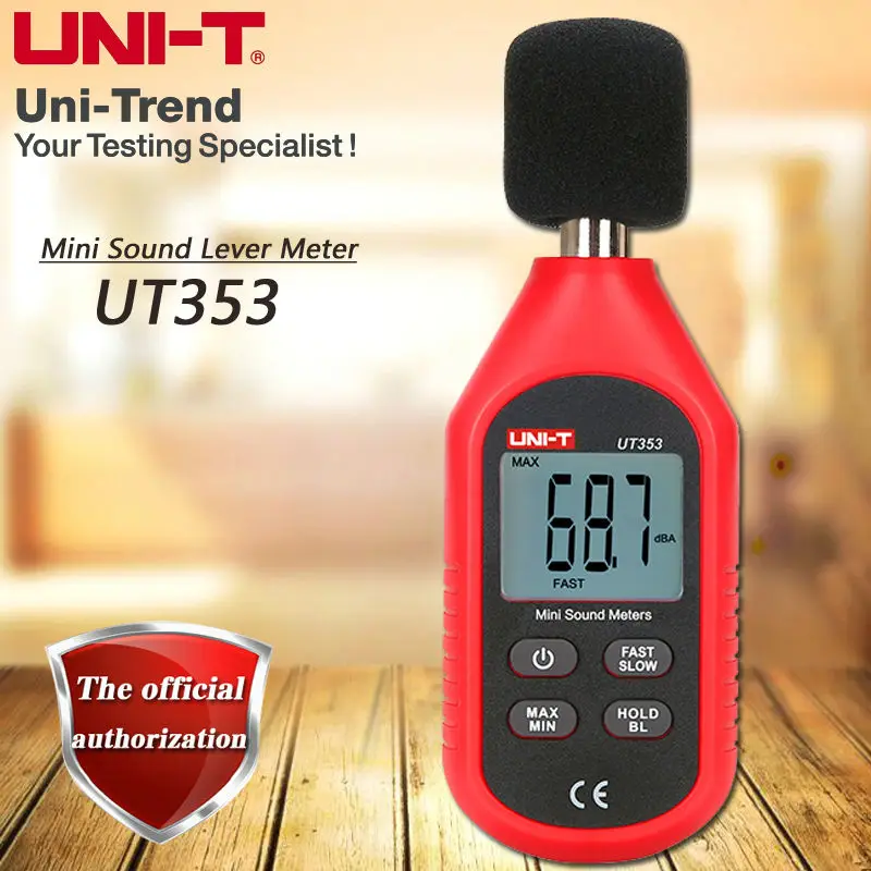 

UNI-T UT353 UT353BT Mini Digital Noise Tester/Decibel Meter/Sound Level Meter/LCD Backlighting