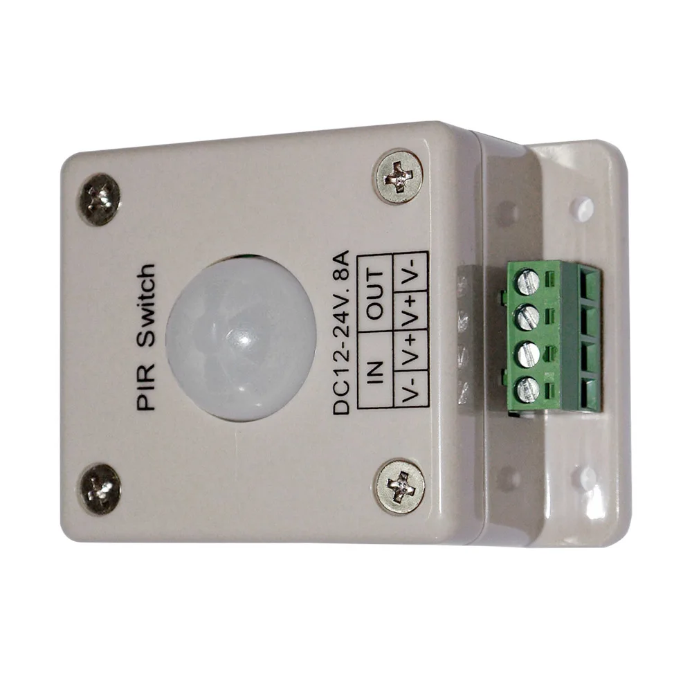 Durable Material LED Lighting Motion Sensor Switch 12-24V DC Infrared PIR Light ON OFF used for 5050 3528 5630 2835 single color