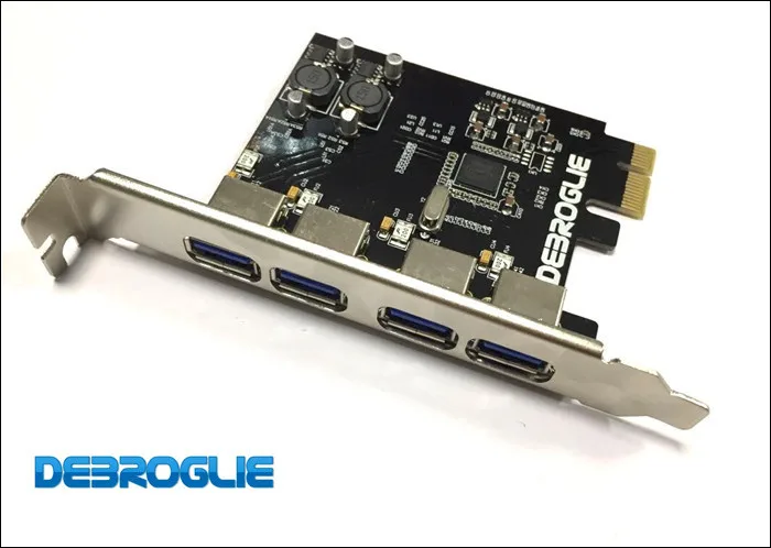 High Speed 4 Port USB 3.0 USB3.0 PCIE PCI Express Control Extended Card Adapter Panel for MAC PRO 3.1-5.1/OSX 10.8-10.14.5