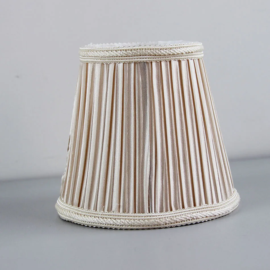 DIA 14.5cm/5.7inch High Quality chandelier Fabric lamp shades for wall lamp, Clip on