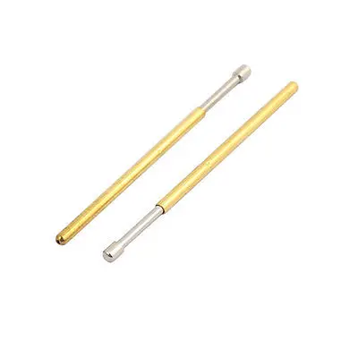 10pcs P100-D2 1.36mm Dia 33.3mm Length Metal Spring Pressure Test Probe Needle