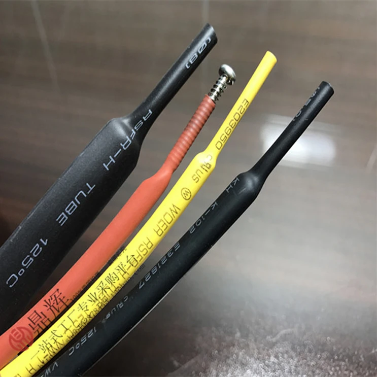 غلاف عازل صديق للبيئة بطول 10 أمتار ، أنبوب انكماش حراري أسود ، لوحة نيكل ، أنبوب انكماش إلكتروني