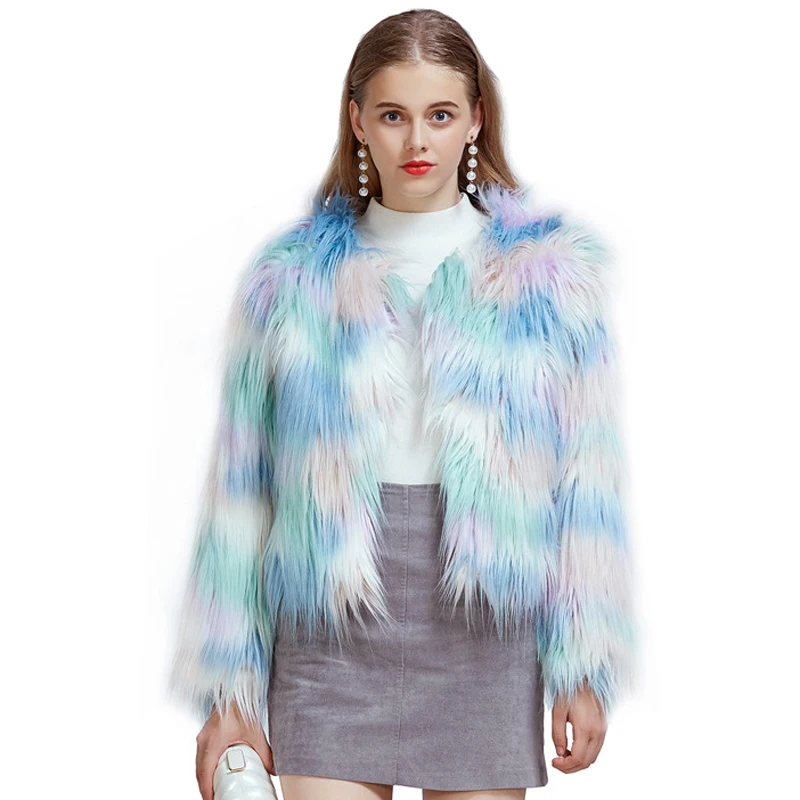 ZADORIN di Lusso Cappotto di Pelliccia Del Faux Della Boemia Peloso Pelliccia Delle Donne di Inverno Top Cappotti Fluffy Giacca senza maniche fourrure futro damskie Harajuku