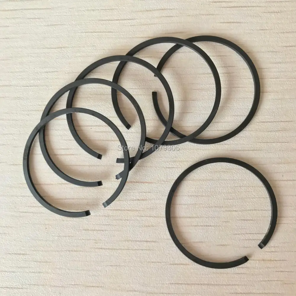 6PCS Brush Cutter Piston Ring 36mm*1.5mm fit CG360 BC360 33CC Cylinder Piston Parts Replacement