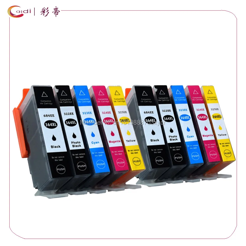 10Pack Compatible for hp 364xl HP364  Ink cartridges for hp Photosmart 5510 5515 6510 B010a B109 B110a B110c B110e B209 B210