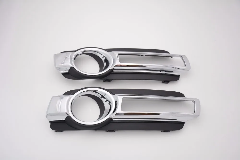 

ABS Chrome Front fog lamp light cover trim 2 pcs Left and Right Side 6400G121 6400A122 for Mitsubishi Pajero 2015-2016