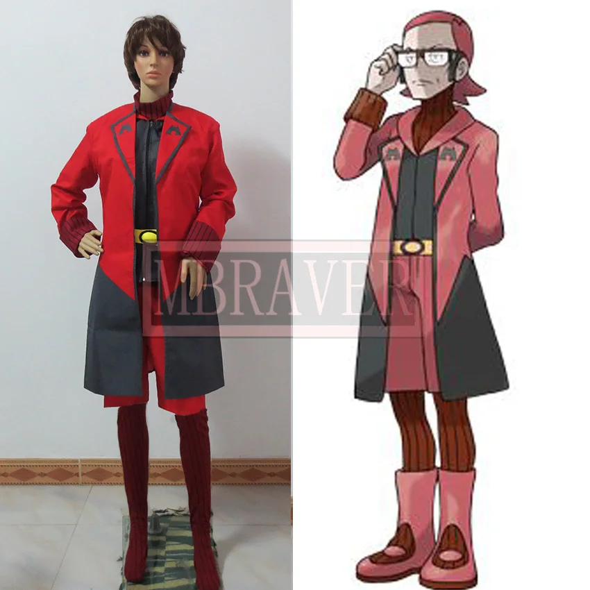 Hot Team Magma leader Maxie cosplay costume