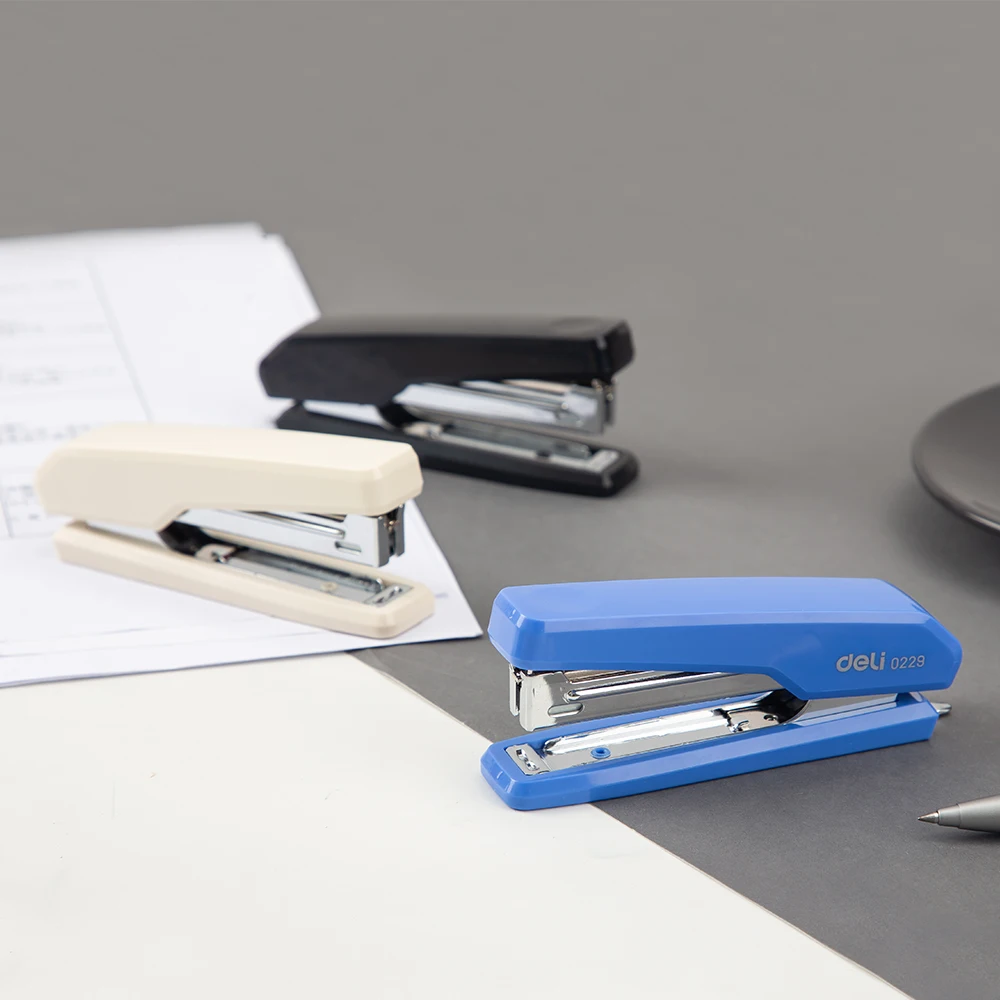 DELI Stapler 10 # Metal Base Durable Stapler 0229 Stationery Office Supply Staples Office Accessories