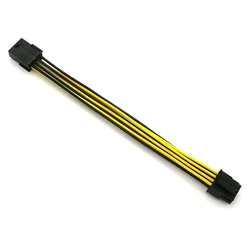 Angitu 18Awg PCI-E 8Pin GPU Female to CPU 8Pin 4+4Pin Power Adapter Cable ATX to PCIE Convert Cables High Quality-20CM