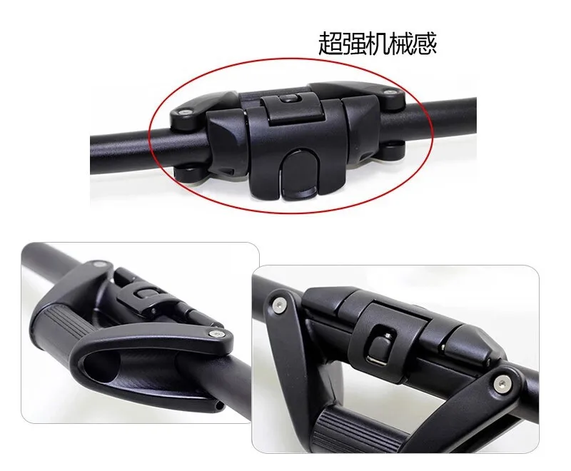 Taozik Folding Bike Handlebar Mountain Bike Folding Handlebar Travel  Bending Handlebar Handle