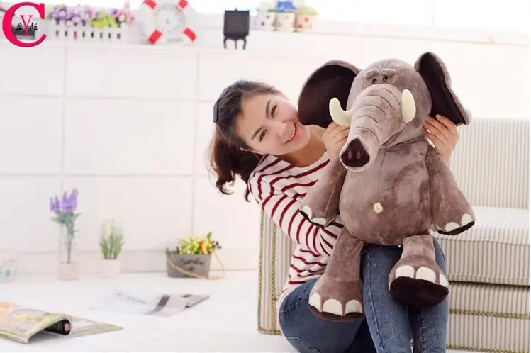 

new creative Plush elephant toy lovely Stuffed jungle elephant gift doll about 70cm 0211