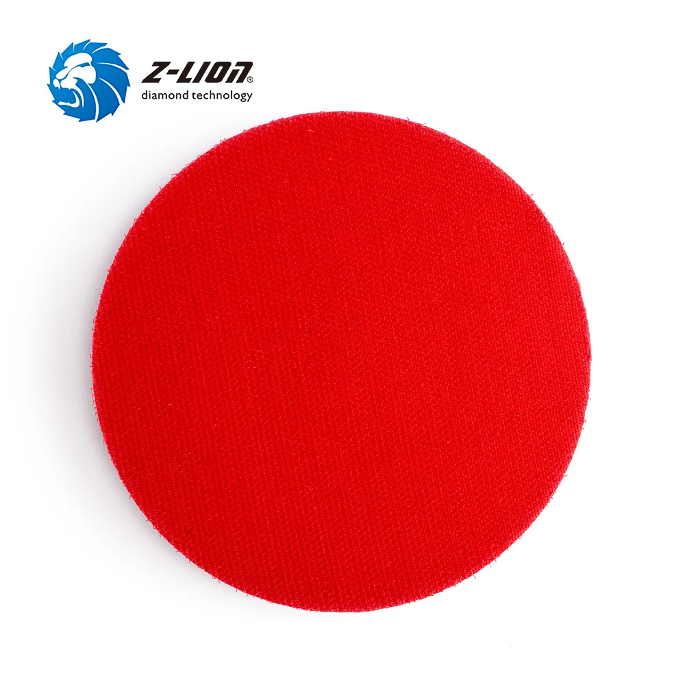 Z-LION 2 pcs 4 Inch Plastic Backer Pad M14 Thread Backing Pad With Hook & Loop Abrasive Tool Diamond Polishing Pads Holder