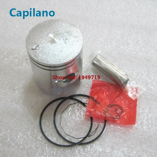 دراجة نارية AX100 مجموعة كبّاس مع حلقة المكبس المكبس دبوس المكبس قفل دبوس لسوزوكي الكلاسيكية 2 السكتة الدماغية 100cc AX 100 أجزاء المحرك #1