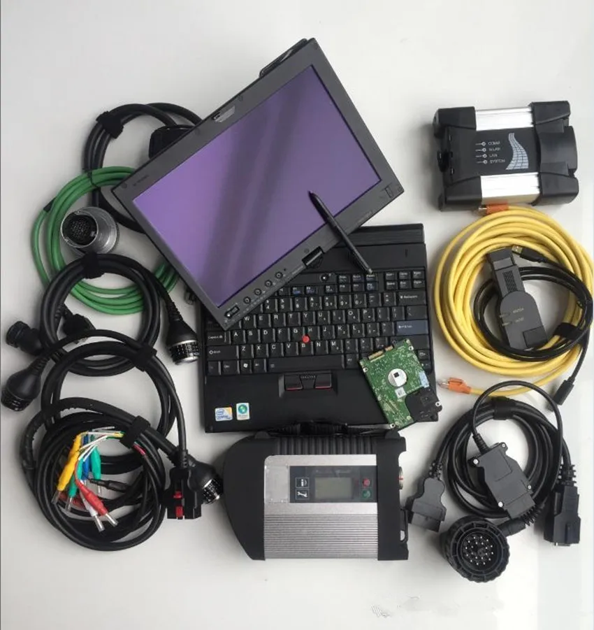 

Mb Star c4 Sd Connect with for BM*W Icom NEXT Newest Software 2IN1 HDD 1TB in One Laptop x200t Diagnostic Tool Full Set READY