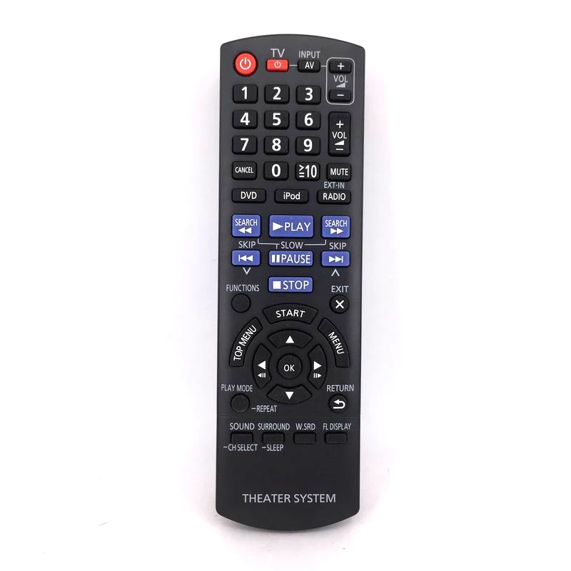 

New For Panasonic N2QAYB000624 / N2QAYB000623 Remote Control SC-XH150 Home Theater Systems Fernbedienung