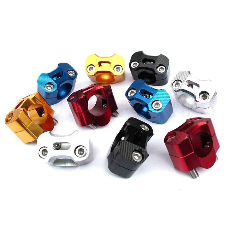 Motorcycle Fat 1 1/8'' 28mm Handlebar Handle Bar Clamp Adapter Risers Taper For Pit Pro Dirt Motor Bike ATV Quad